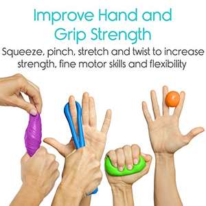 Stucco per esercizi terapeutici per la terapia occupazionale che allevia lo Stress con le dita e la presa delle mani per esercizi di pasta per il gioco e melma - Product Image 2