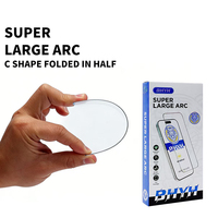 Film de protection d'écran en verre trempé haute définition, grande courbure, haute teneur en aluminium, épaisseur 0,4 mm, transparent, pour Vivo X200 FE