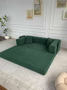 Divano Letto Pieghevole in Memory Foam 40D Compresso, Arredamento Moderno per Piccoli Appartamenti - Product Image 5