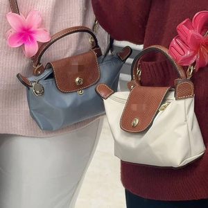 Bolsos <span class=keywords><strong>de</strong></span> Mano Mini <span class=keywords><strong>de</strong></span> Moda para Mujer al por Mayor <span class=keywords><strong>de</strong></span> Fábrica con Correa para el Hombro, Bolsa Reciclada Extra XS con Asa para Damas - Product Image 2