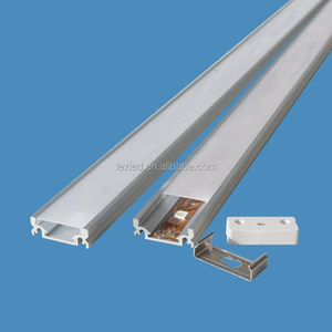 Échantillon gratuit de diffuseur de bande lumineuse LED <span class=keywords><strong>en</strong></span> profil <span class=keywords><strong>T</strong></span> <span class=keywords><strong>en</strong></span> alliage d'<span class=keywords><strong>aluminium</strong></span> avec couvercle <span class=keywords><strong>en</strong></span> PC, finition anodisée argentée - Product Image 5