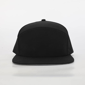 High Quality 6-Panel <b>Flat</b>-Bill Baseball Hat Custom Sports Gorras <b>Caps</b> for <b>Men</b> Black Golf Hat Hip Hop Style High Quality Snapback - Product Image 2