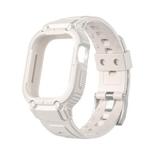 เคสกันกระแทกแบบแข็งแรงทนทาน สายรัดข้อมือสำหรับ Apple Watch 8 7 6 5 4 สาย TPU แบบสปอร์ตสำหรับ Iwatch 8 Ultra 49 มม. - Product Image 4