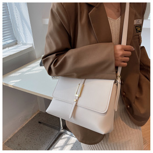 Nouveau Sac à Bandoulière Rétro Simple en Cuir PU de Luxe pour Femmes, Sac à Main Étanche avec Fermeture Éclair pour l'Été - Product Image 2