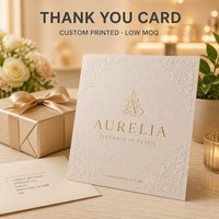Cartes en papier d'art laminé gaufré personnalisées, service d'impression à texture de surface premium pour le marketing de marque