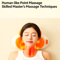 Nouveau Masseur de Cou N7 2026 avec Thérapie par Lumière Rouge, Personnalisable OEM, Masseur de Cou Portable Multifonctionnel avec Chauffage Infrarouge