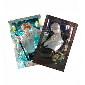 Tarjetas Comerciales Personalizadas, Impresión de Logotipos con Lámina Holográfica Láser, Diseño de Anime y Dibujos Animados, Coleccionables, OEM, Venta al Por Mayor - Product Image 2