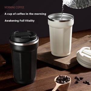 304 acier inoxydable Portable voiture isolation sous vide tasse chaude thermique bouteille d'eau voiture aspiration bouteille d'eau - Product Image 3
