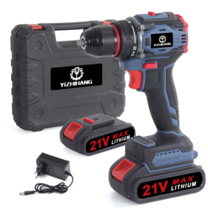 Máy khoan không chổi than 10mm, máy khoan vặn vít không dây, pin 21V, dụng cụ khoan - Product Image 5