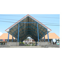 Panneaux de prix bon marché, Plan de bâtiments préfabriqués avec la Structure en acier à débordement, bâtiment d'église