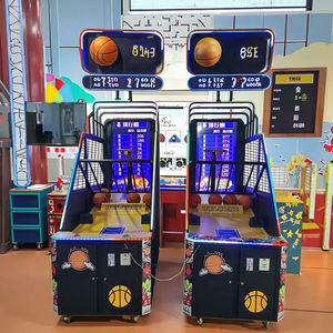Pantalla LCD <span class=keywords><strong>de</strong></span> 55 pulgadas Máquina <span class=keywords><strong>de</strong></span> tiro <span class=keywords><strong>de</strong></span> baloncesto <span class=keywords><strong>de</strong></span> Arcade que funciona con monedas Juego <span class=keywords><strong>de</strong></span> baloncesto callejero con componentes <span class=keywords><strong>de</strong></span> metal y plástico - Product Image 1
