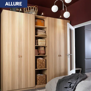 Tủ quần áo tiết kiệm không gian, thiết kế tùy chỉnh, chất liệu ván ép châu Phi, dùng cho phòng ngủ, thương hiệu Allure Cabord Furniture. - Product Image 4