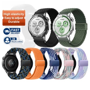 Bracelets de montre sportifs en nylon HUANLONG 20 mm 22 mm avec boucle papillon et boucle sport pour montre 7/6/Classic/5/4/3/4/3/GT - Product Image 1