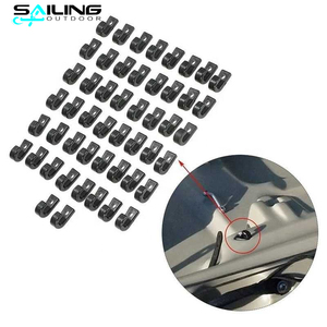 Boucle <span class=keywords><strong>de</strong></span> fixation <span class=keywords><strong>de</strong></span> type J en ABS pour kayak, canoë, yacht, tente, bâche, <span class=keywords><strong>point</strong></span> d'ancrage pour corde - Product Image 4