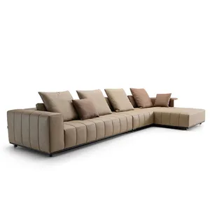 Modern orta yüzyıl tasarım kanepe amerikan Hotsell kesit Lounge kanepe kaliteli İtalyan tasarım köşe oturma odası kanepeler