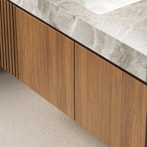 Oferta Especial: Gabinete de Baño Flotante con Espejo Montado en Pared de Madera Contrachapada - Product Image 5