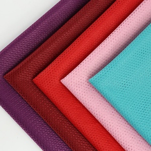 In poliestere Tricot tessuto a maglia ad asciugatura rapida occhielli scintillanti traforati luminosi per abbigliamento da ragazza berretto in ordito traspirante lavorato a maglia - Product Image 2