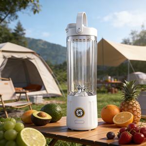 Licuadora Portátil USB, Potente, Resistente, 550 ml, para Smoothies, Batidos, Jugos Frescos, Funciona con Batería, para Uso en el Automóvil, a Prueba de Fugas, Turbo - Product Image 2