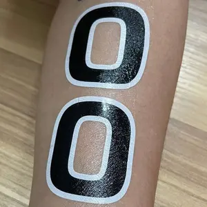 Racing Number Tattoo Arm Leg Long Lasting Waterproof Custom Bib numbers Marathon Triathlon Swim Iron man Skin safe