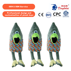 Lindo Llavero de Peluche de Loro para Bolsos, Colgante de Peluche Suave con Decoración Vibrante, Llavero de Juguete de Peluche - Product Image 1