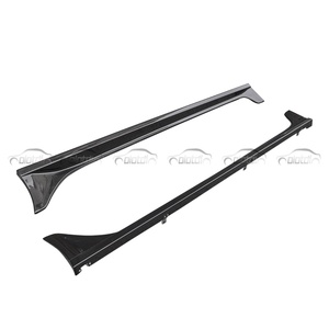 Extensiones de faldones laterales estilo MU de fibra de carbono con alerón divisor para Honda Civic 11ª generación FL5 Type R 2022-2023, tuning automotriz - Product Image 4