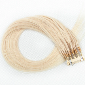 Estensioni per Capelli 6D Biondo 613 di Prima Generazione, 100% Vergini Remy con Cuticole Intatte, 14-24 Pollici, Fornitura Diretta dalla Fabbrica - Product Image 6
