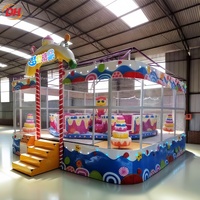 Balle pulvérisatrice rotative pour enfants, voiture à balles pulvérisatrices, décoration LED en FRP pour petite attraction touristique et zone de jeux