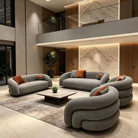 Fauteuil de salon moderne en velours, rembourré en éponge, fauteuil de luxe pour hôtel, salon, réception