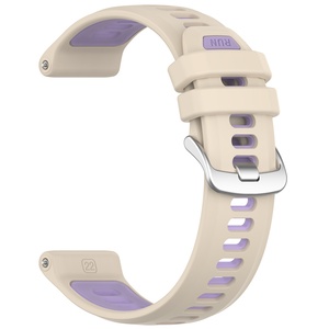 Bracelet de sport en silicone bicolore Upro pour Garmin Forerunner 945/935/955/965/970, 22 mm, respirant, universel - Product Image 5
