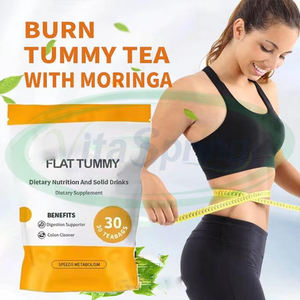 VitaSpring, la Mejor Bebida para un Vientre Plano, 28 Días de Desintoxicación, Té Verde Adelgazante, Productos Herbales, Suplementos, Té Desintoxicante para un Vientre Plano, Moringa - Product Image 2