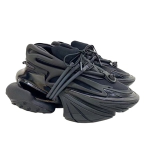 Chaussures de marche noires en caoutchouc à semelle épaisse et lacets, design luxueux inspiré des vaisseaux spatiaux, décontractées, de haute qualité, à la mode pour hommes - Product Image 5