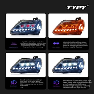 Modification du bloc optique avant pour Toyota Reiz 2005-2009 avec projecteur LED de style Audi, feux de jour et clignotants dynamiques - Product Image 5