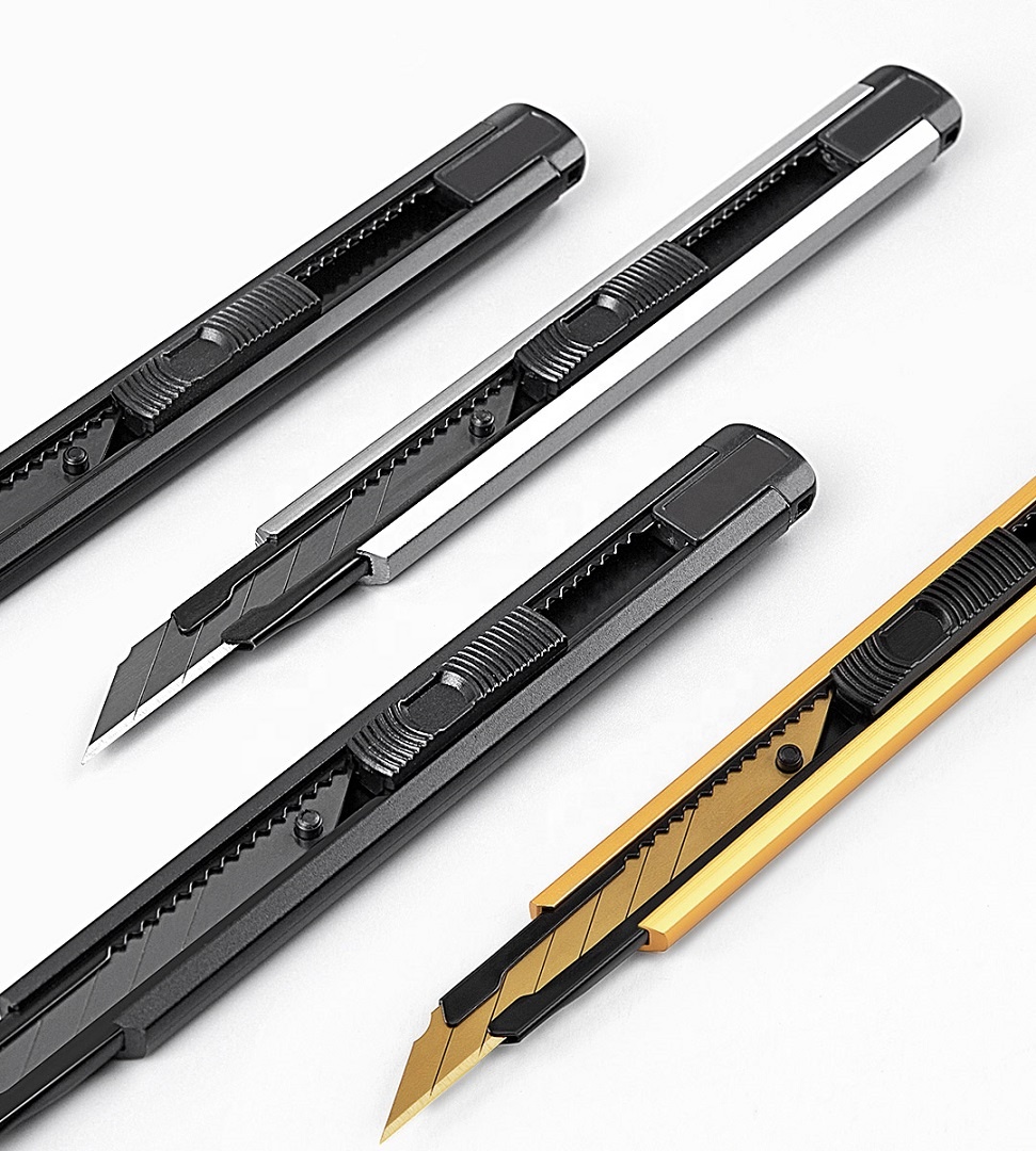 Острый выдвижной нож Fizz из высокоуглеродистой стали, многофункциональный нож из алюминиевого сплава