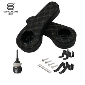 Barra de Agarre de Espuma Negra para Carrito de Golf EZGO YAMAHA con Patrón de Diamantes Grandes y Kit de Instalación, Dispositivo de Asistencia - Product Image 5