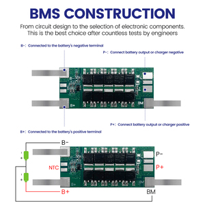 XJBMS 2s Lifepo4 <span class=keywords><strong>BMS</strong></span> para Batería de 15 Amperios, 20A, 25A, 3.2V con Balanceo, 2s 7.4 Voltios, Batería de <span class=keywords><strong>5V</strong></span> - Product Image 4