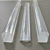 Bande de finition en plastique acrylique transparent pour cabine de douche, fabrication sur mesure directe d'usine