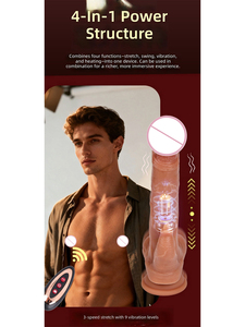 Juguete Sexual Femenino Retráctil Extra Grande con Simulación de Carne Suave, Totalmente Automático, con Pene Grande DS3367, Venta al Por Mayor - Product Image 2