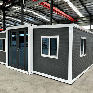 Casa Contenedor Plegable de 20 pies con Paneles Sándwich Transpirables, Expandible, Modular, Moderna, para Dormitorio, Sala de Estar Exterior y Entrada - Product Image 3