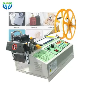 Industrial nylon belt zipper cutter automatic band knife leather strip cutting machine