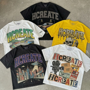 T-shirts vintage homme à bas prix, imprimés rétro, coupe oversize, coton épais, effet délavé, streetwear, personnalisables - Product Image 4