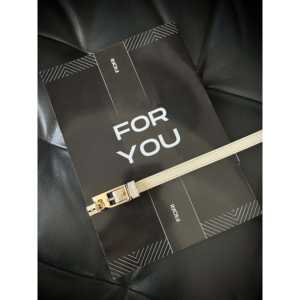 Cinturón de PU para Mujer con Hebilla de Cierre Automático, Estilo Casual, Hebilla de Aleación, Talla Estándar - Product Image 1