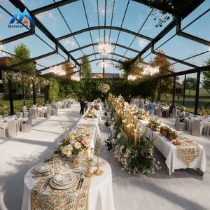 Tente de réception de luxe transparente noire pour événements extérieurs, chapiteau <span class=keywords><strong>orangerie</strong></span>, tentes atrium pour événements - Product Image 5