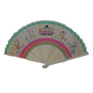 Ventilador <span class=keywords><strong>de</strong></span> <span class=keywords><strong>madera</strong></span> <span class=keywords><strong>de</strong></span> <span class=keywords><strong>mano</strong></span> barato para promoción - Product Image 1