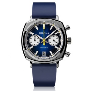 Hand Winding <strong>Automatic</strong> <strong>Chronograph</strong> ST1901 Seagull Movement Watch Strap Wrist Watches for Men - Product Image 4