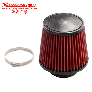 Filtre à air Xuzhong, tête de champignon, cône rouge de 70 mm avec pince pour système d'admission automobile - Product Image 1