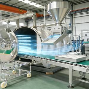 Large Scale 200kg Freeze Dryer Machine Industrial Lyophilizer for Meat Seafood - Product Image 5