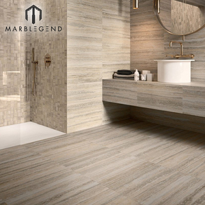 Revêtement mural <span class=keywords><strong>de</strong></span> <span class=keywords><strong>luxe</strong></span>, design non rempli, <span class=keywords><strong>carrelage</strong></span> en travertin romain argenté à veinage <span class=keywords><strong>italien</strong></span> - Product Image 6