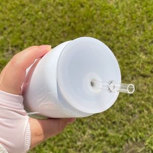 Nuevas Latas de Acero Inoxidable con Aislamiento al Vacío de Doble Pared para Sublimación, Blancas, de 16 oz, para Refrescos y Cerveza - Product Image 3