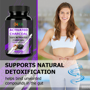 Customized Packaging Activated Charcoal Capsules Boost Immunity Natural Detox Support Capsules Promote Digestive for Adults - Product Image 6