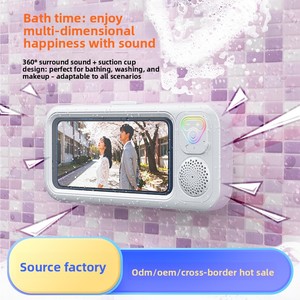 New Bathroom Waterproof <strong>Speaker</strong> with Touch Phone Fixed Box Holder <strong>Shower</strong> and Drama Tracking Device <strong>Bluetooth</strong> Small <strong>Speaker</strong> - Product Image 6